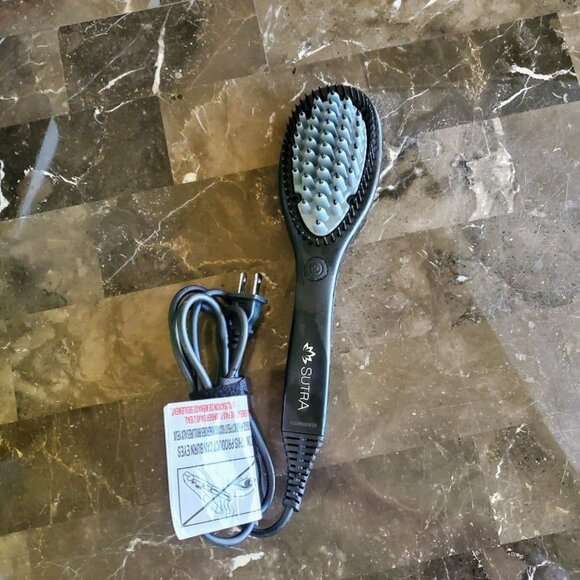 SUTRA Ionic Heat Brush ( Black ) - Silicone Tips, Ion Technology - Picture 1 of 4